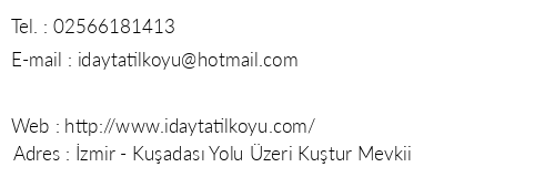 day Tatil Ky telefon numaralar, faks, e-mail, posta adresi ve iletiim bilgileri
